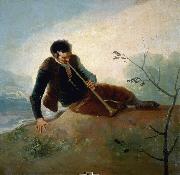 Pastor tocando la dulzaina Francisco de Goya